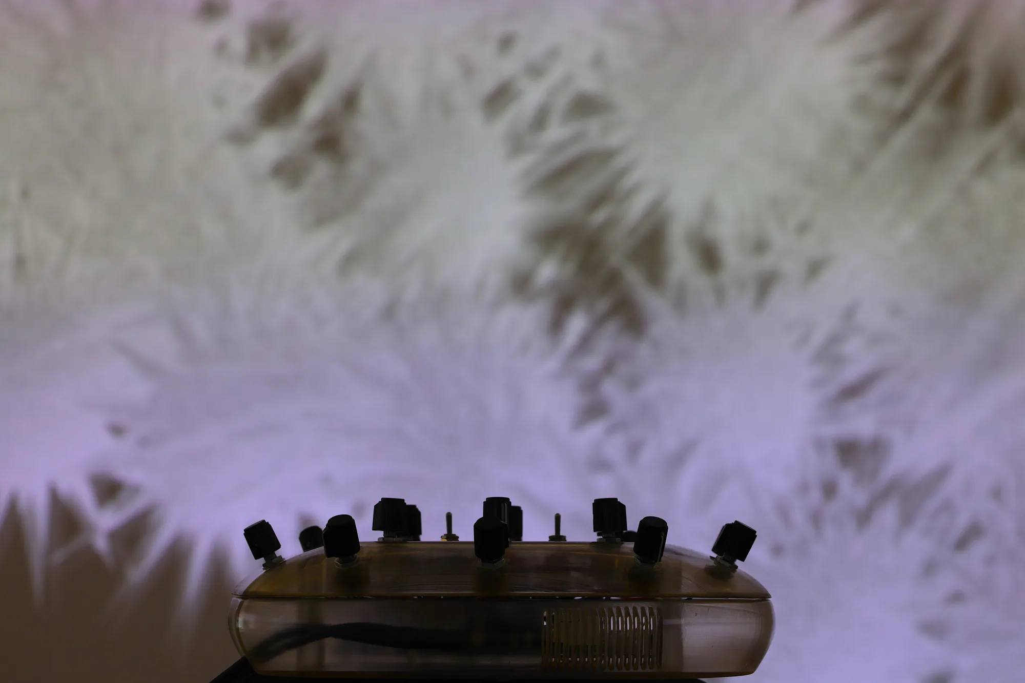 Visitors interacting with the controller